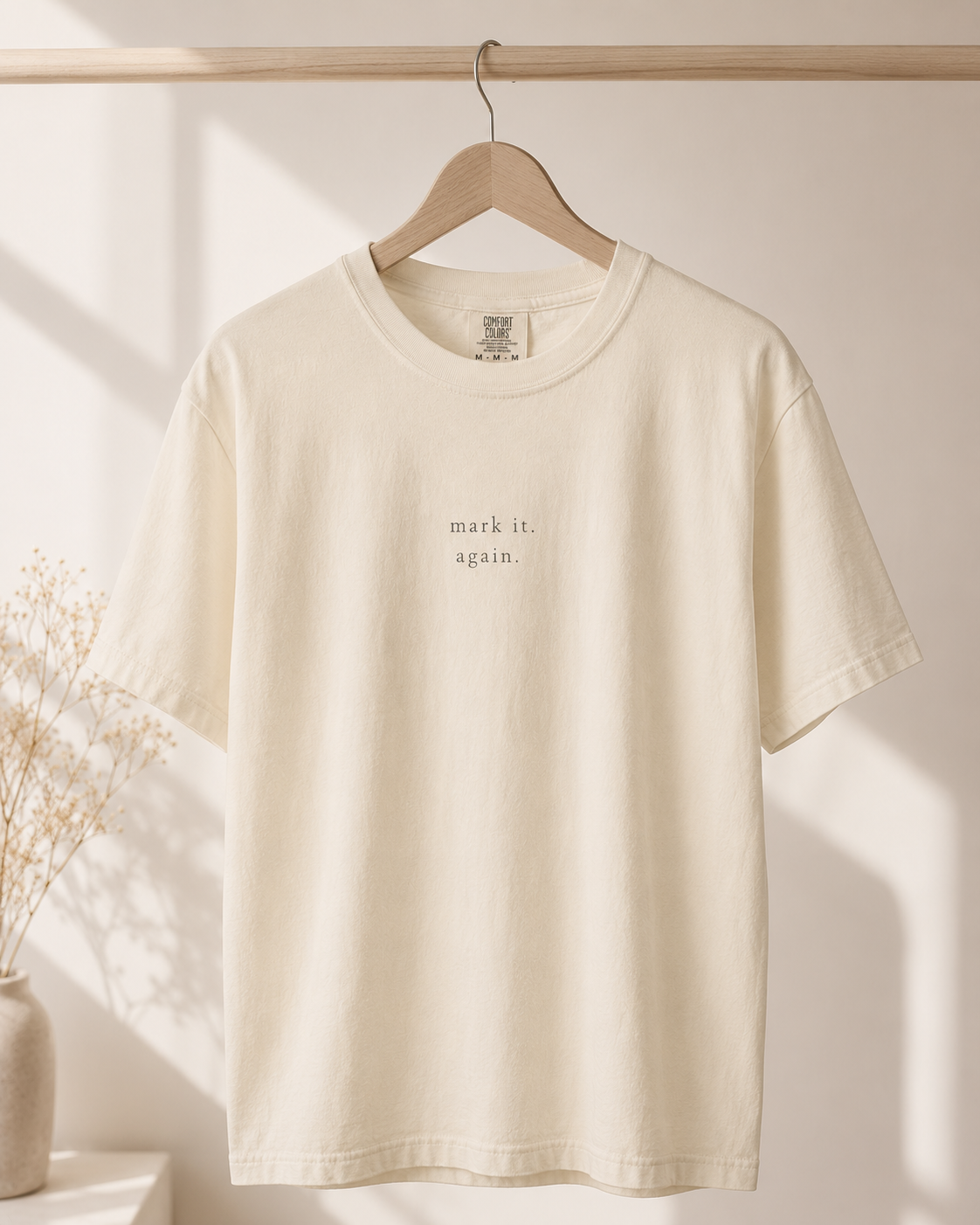 Mark it Again Tee | Minimalist Ballet Studio Shirt