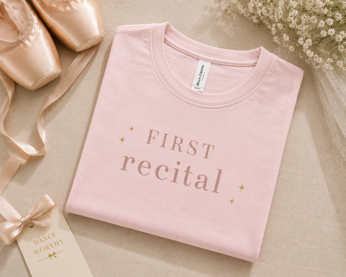 First Recital Toddler Tee | Ballet Keepsake Shirt