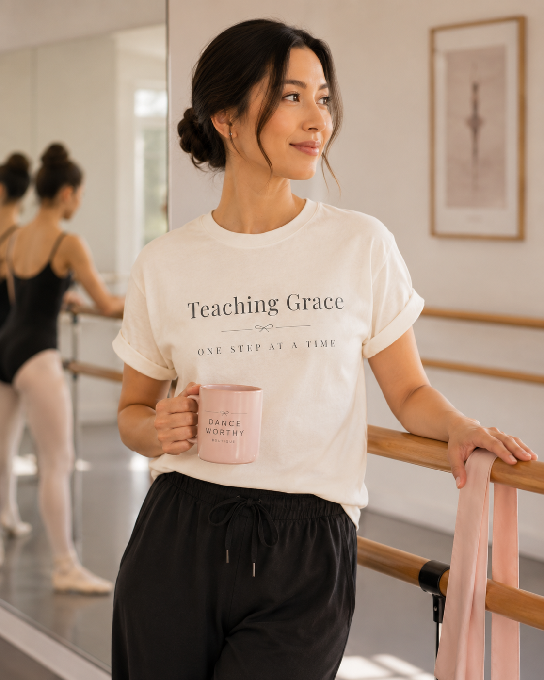 Teaching Grace, One Step at a Time Tee | Dance Teacher Shirt