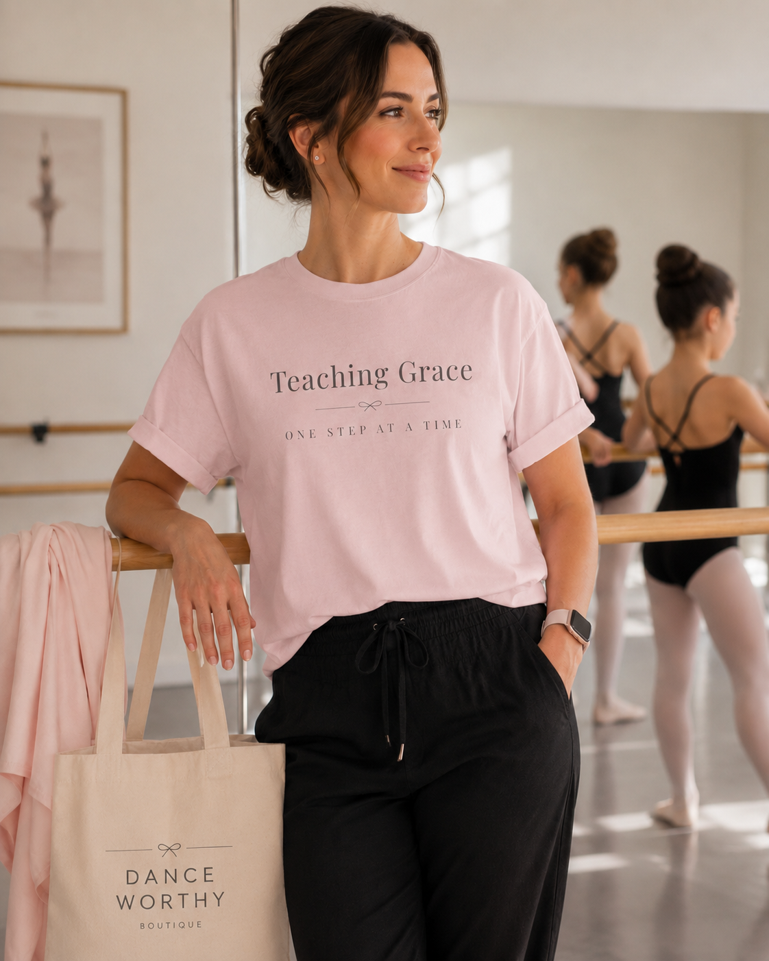 Teaching Grace, One Step at a Time Tee | Dance Teacher Shirt