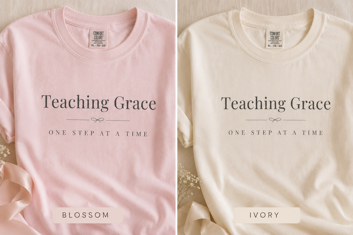Teaching Grace, One Step at a Time Tee | Dance Teacher Shirt
