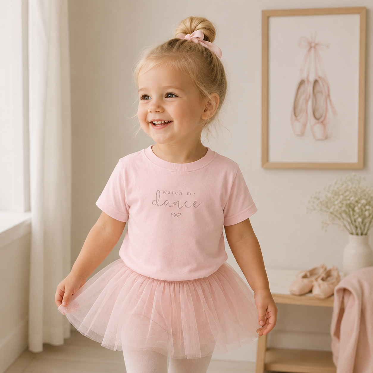 Watch Me Dance Tee | Toddler Ballet Shirt