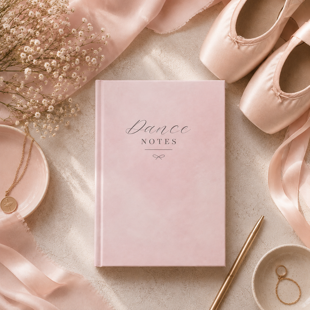Dance Notes Journal | Ballet-Inspired Hardcover Notebook