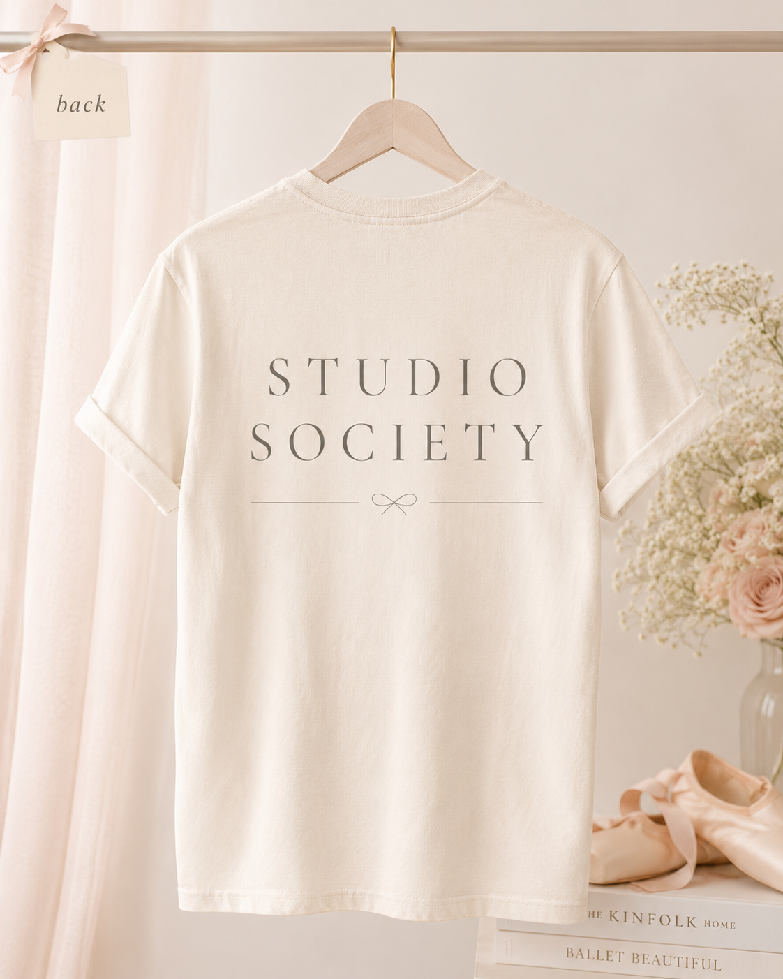 Studio Society Tee | Ballet-Inspired Minimalist Shirt