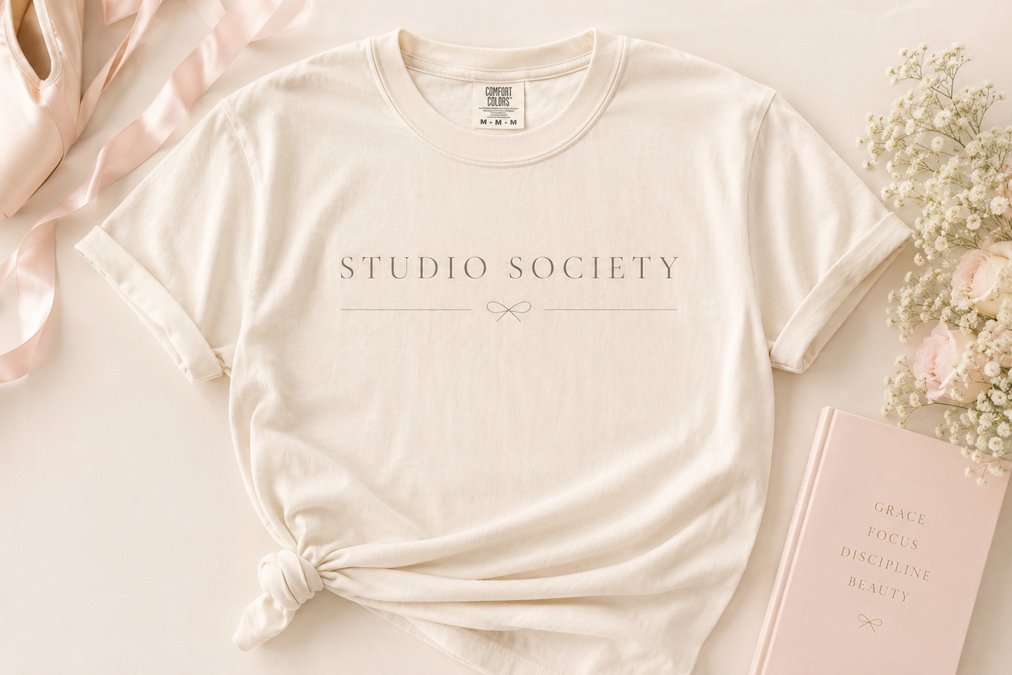Studio Society Tee | Ballet-Inspired Minimalist Shirt