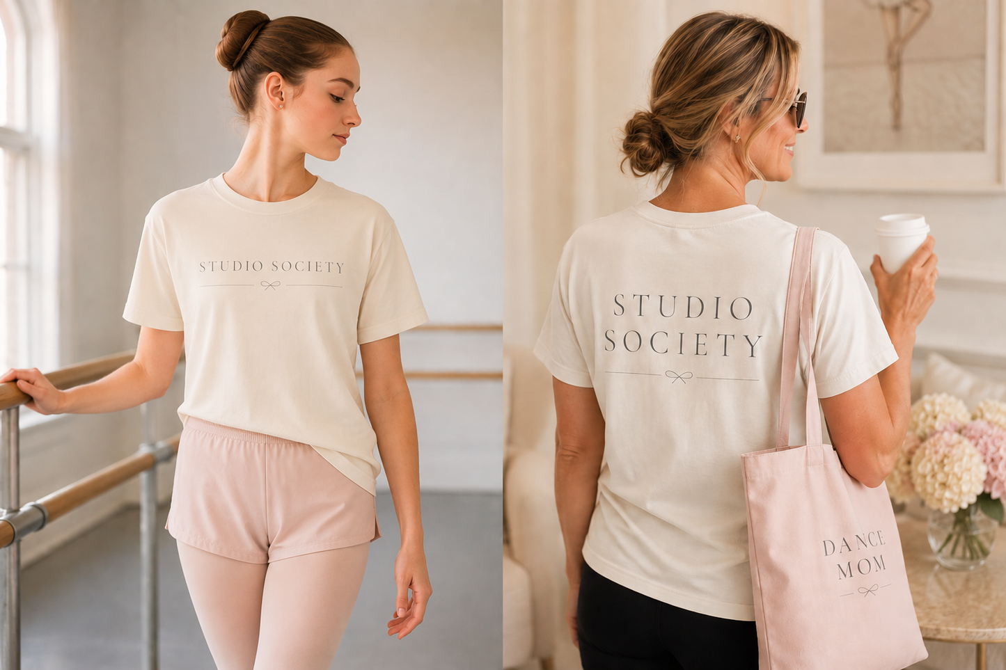 Studio Society Tee | Ballet-Inspired Minimalist Shirt