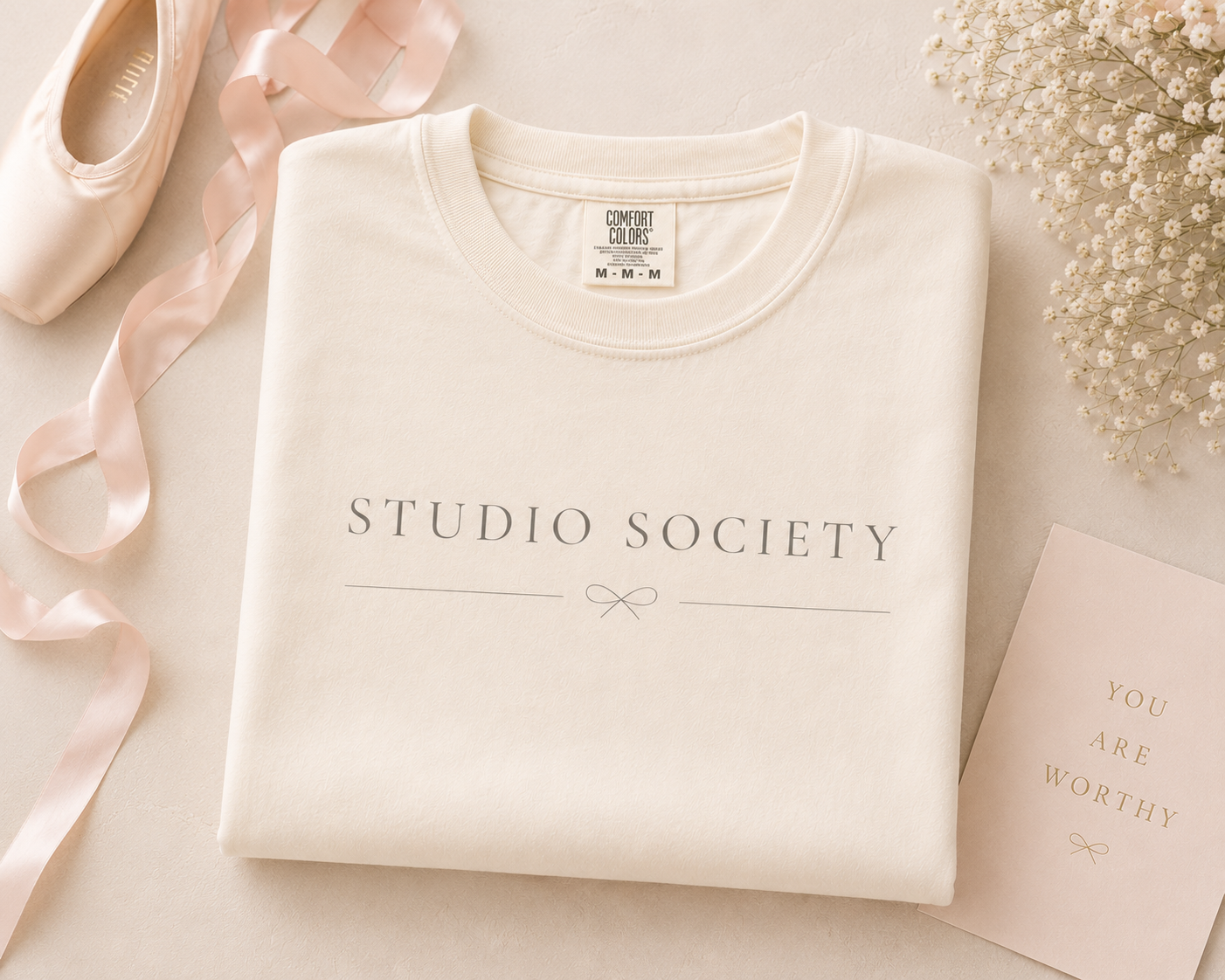Studio Society Tee | Ballet-Inspired Minimalist Shirt