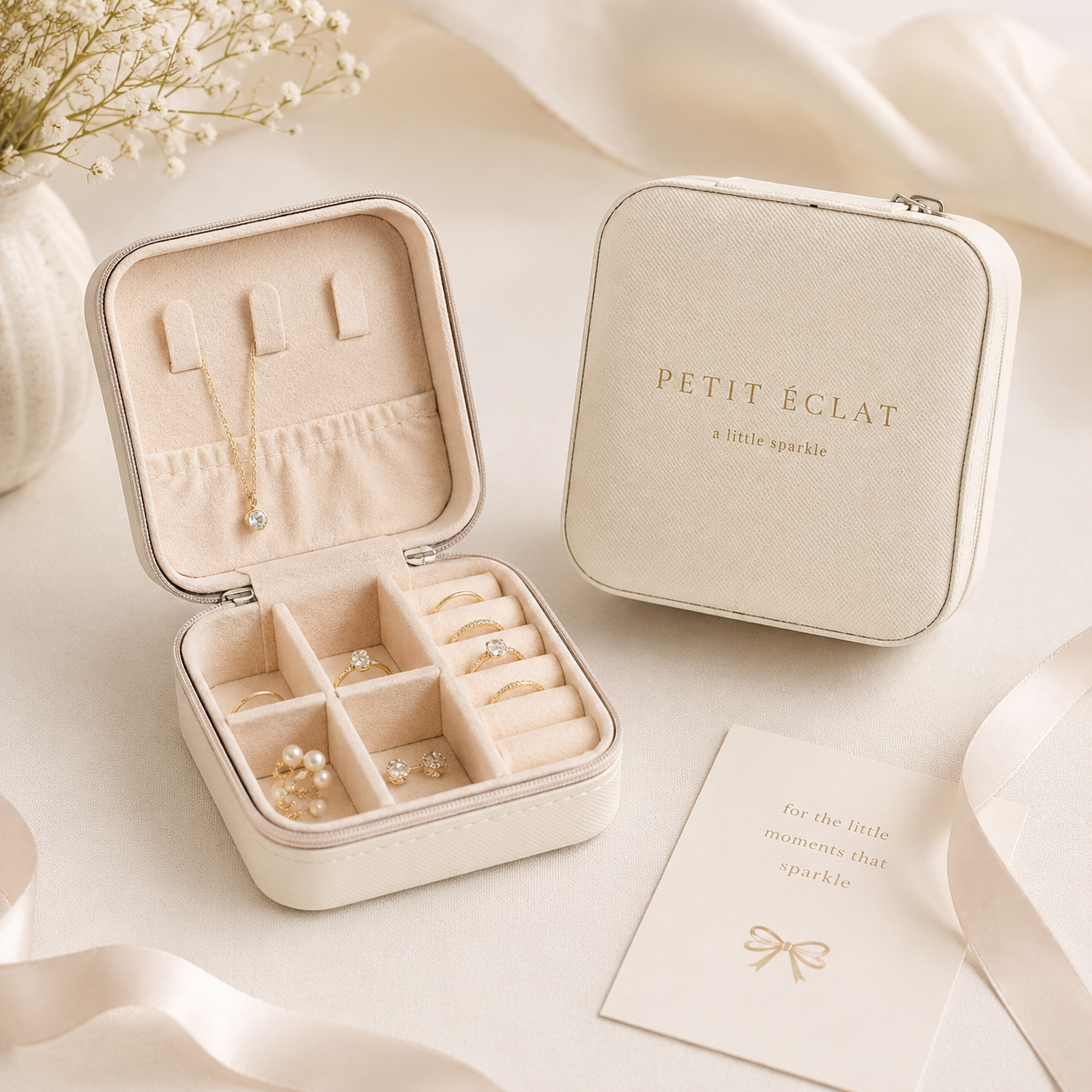 Petit Éclat Jewelry Case | Travel Jewelry Organizer