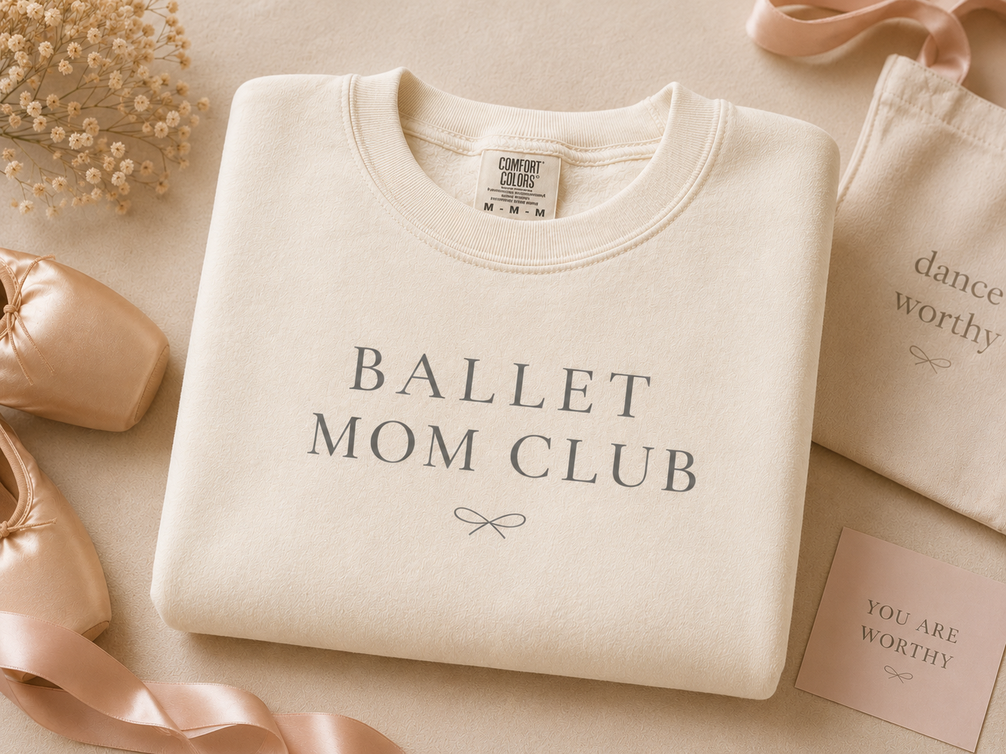 Ballet Mom Club Crewneck | Ballet-Inspired Dance Mom Sweatshirt
