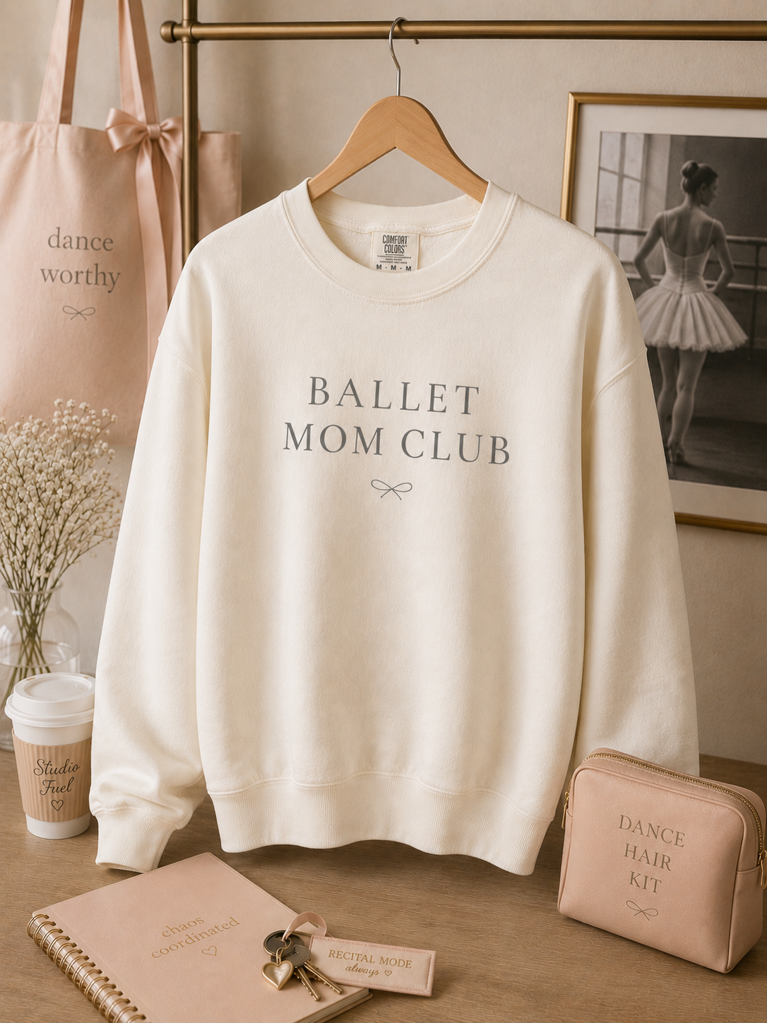 Ballet Mom Club Crewneck | Ballet-Inspired Dance Mom Sweatshirt