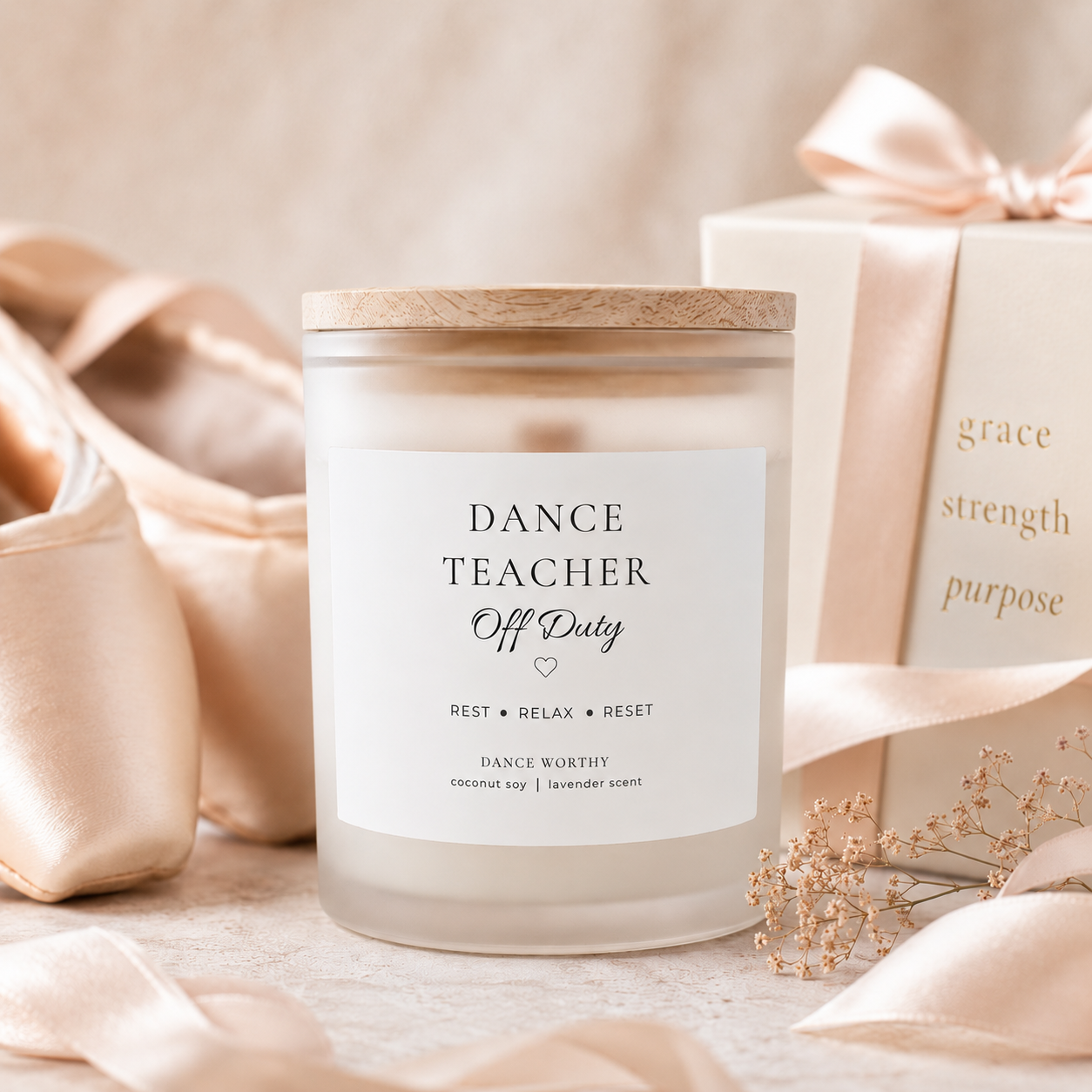 Dance Teacher Off Duty Candle | Lavender Coconut Soy Candle