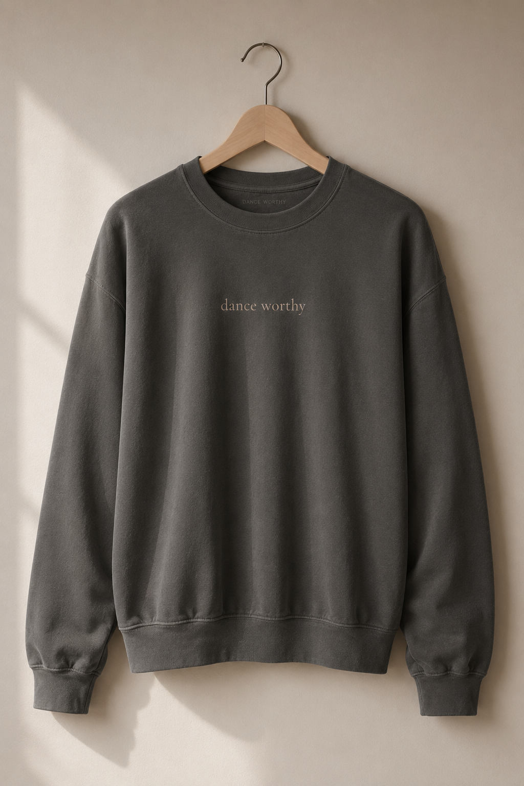 Dance Worthy Crewneck | Ballet-Inspired Sweatshirt