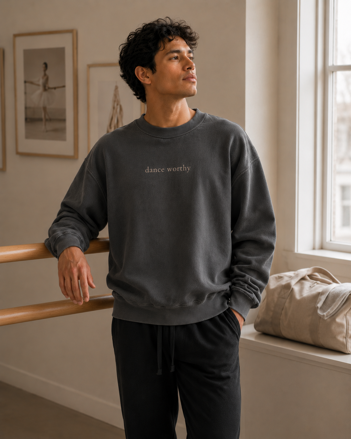 Dance Worthy Crewneck | Ballet-Inspired Sweatshirt