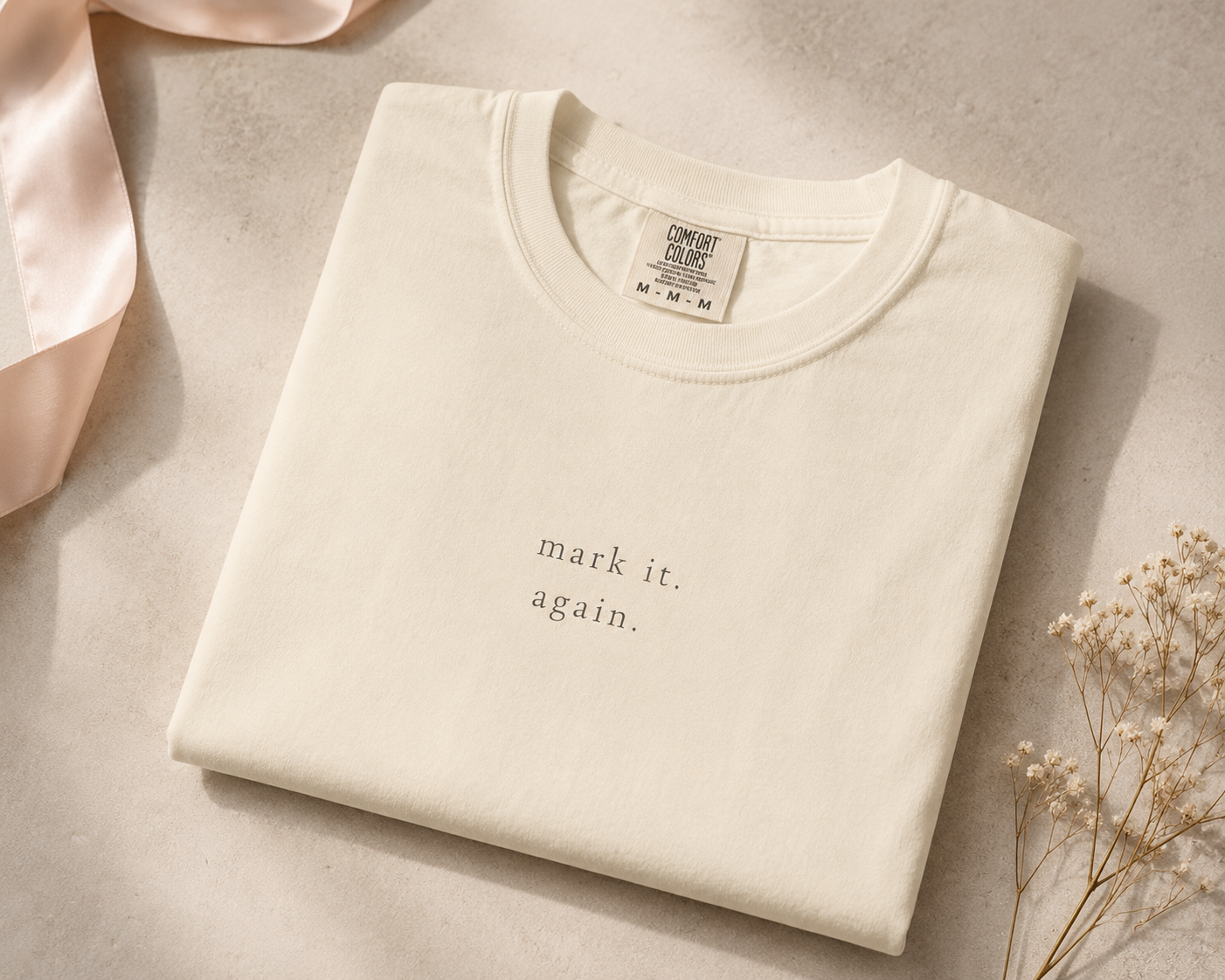 Mark it Again Tee | Minimalist Ballet Studio Shirt
