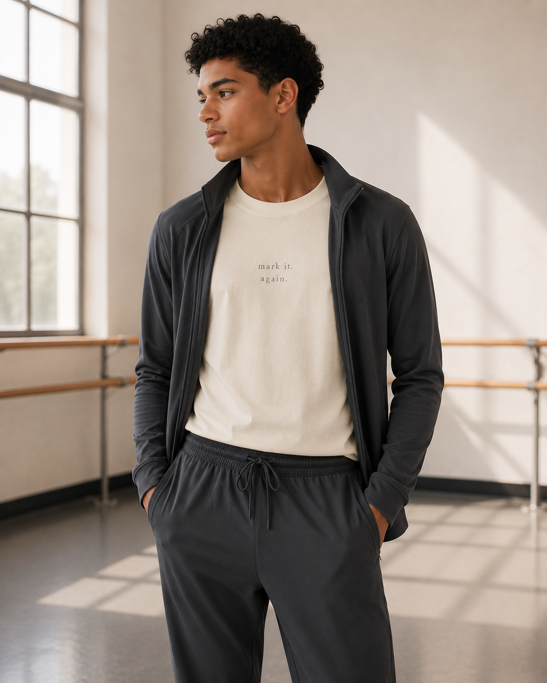 Mark it Again Tee | Minimalist Ballet Studio Shirt