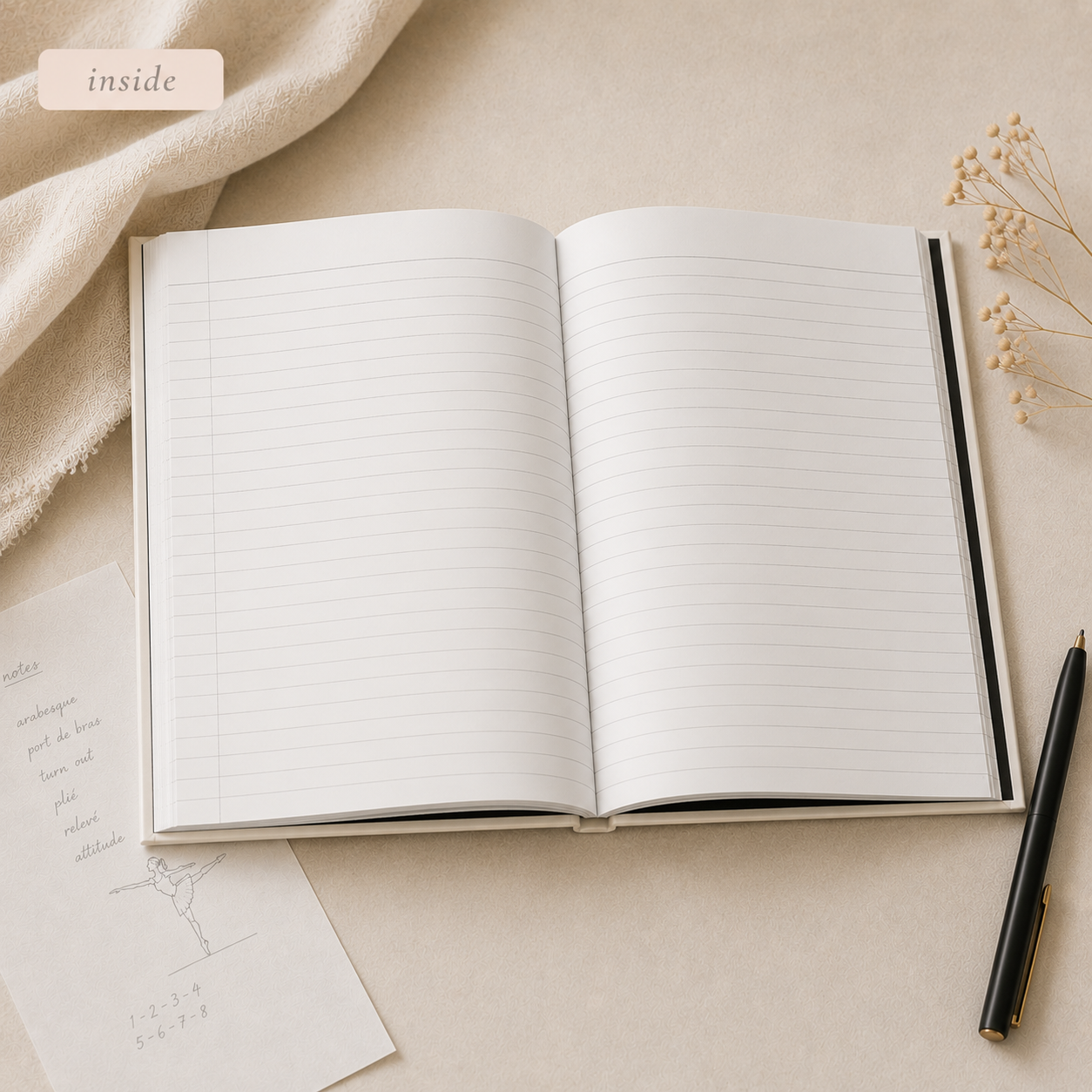 Choreo. Journal | Dance Choreography Notebook