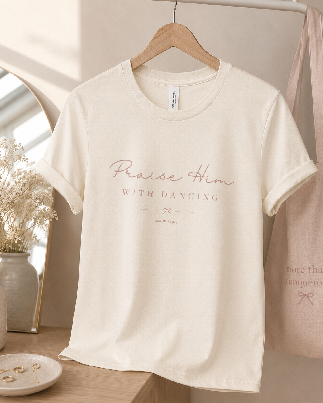 Praise Him with Dancing Tee | Faith-Inspired Ballet Shirt